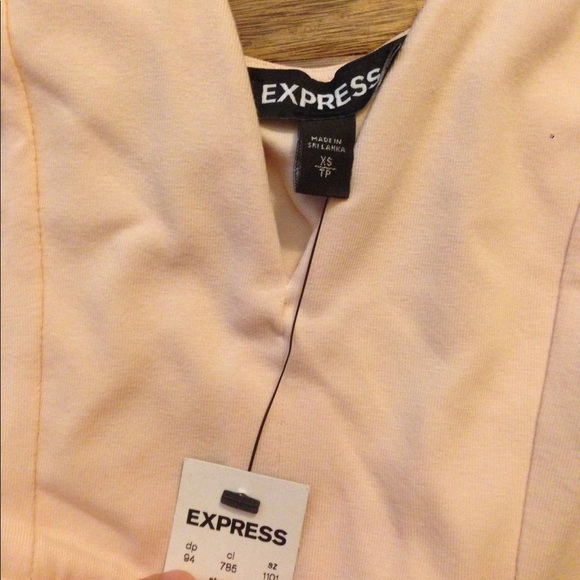 SOLD Express V Neck Fit Flare Skort Skater Dress - Picture 6 of 8